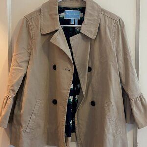 Draper James Cropped Trenchcoat jacket